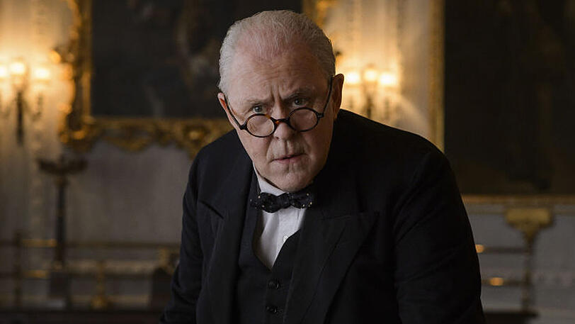 Der US-Amerikaner John Lithgow spielt Churchill in "The Crown", einer herausragenden Netflix-Serie über das britische Königshaus.