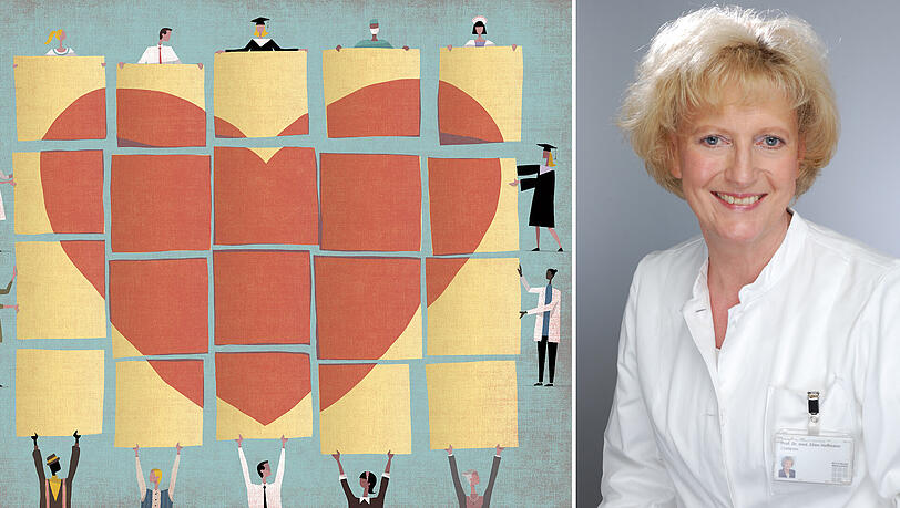 Damit es dem Herzen gut geht, braucht es viele einzelne Puzzelteile. Kardiologin Prof. Ellen Hoffmann ist Chefärztin im Herzzentrum des städtischen Klinikums Bogenhausen. Damit es dem Herzen gut geht, braucht es viele einzelne Puzzelteile. Kardiologin Prof. Ellen Hoffmann ist Chefärztin im Herzzentrum des städtischen Klinikums Bogenhausen.