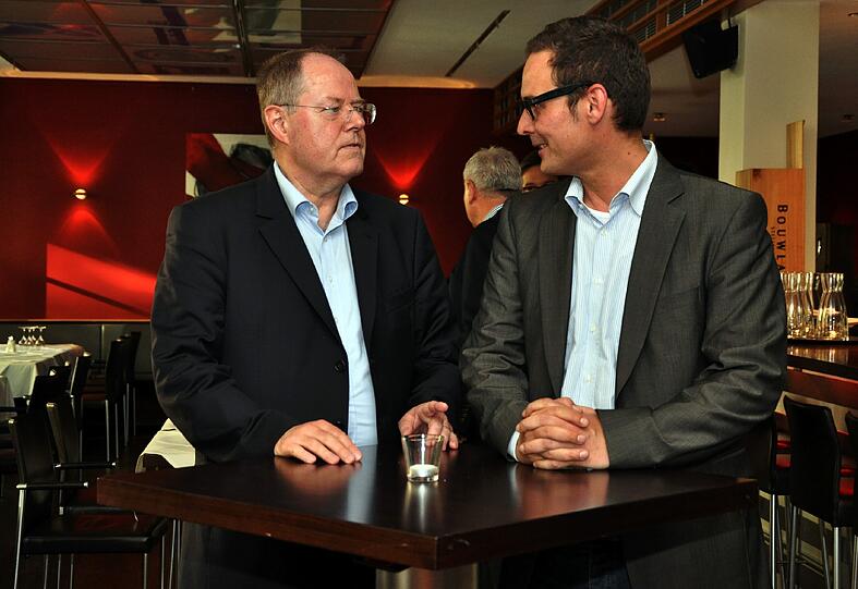 Peer Steinbrück und Andreas Lotte.
