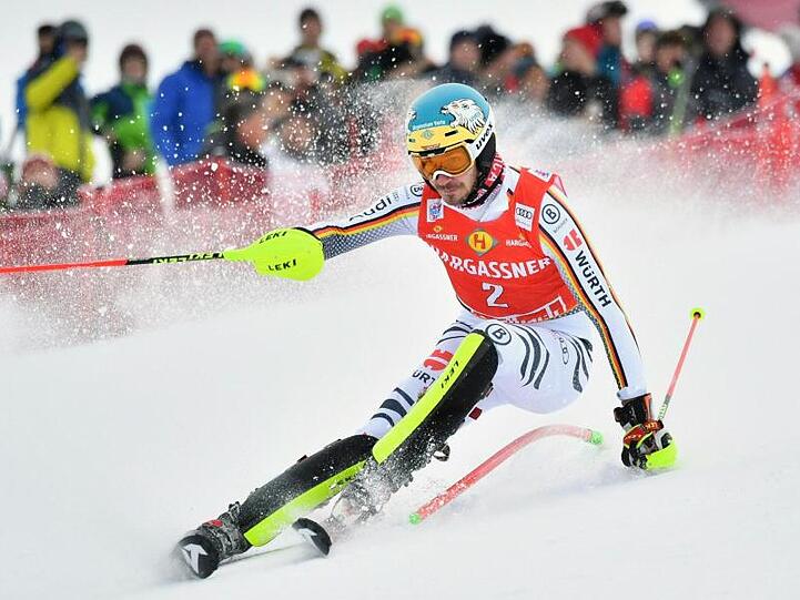 Slalom-Ass Felix Neureuther hatte im zweiten Lauf in Saalbach Pech.