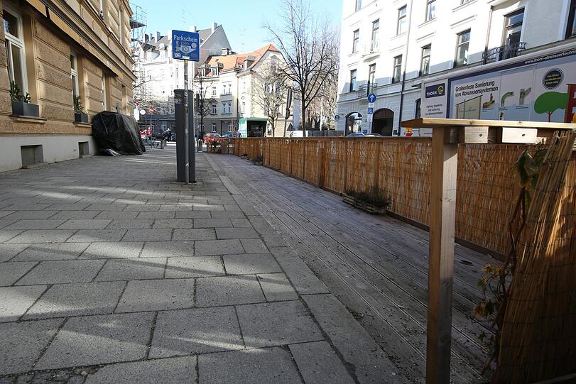 Hier parkt so schnell kein Auto mehr: an der Elsässer Straße.