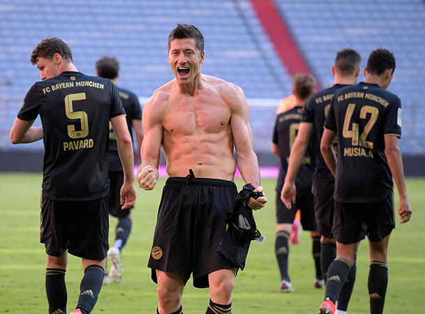 41 Tore in einer Bayern-Saison: Robert Lewandowski.