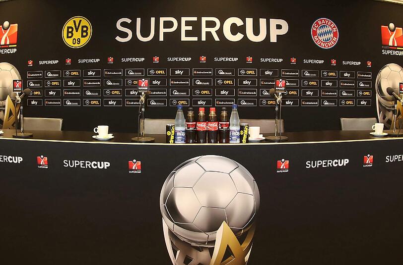 FC Bayern gegen Borussia Dortmund. Vor dem Supercup spricht die Statistik klar für den Rekordmeister