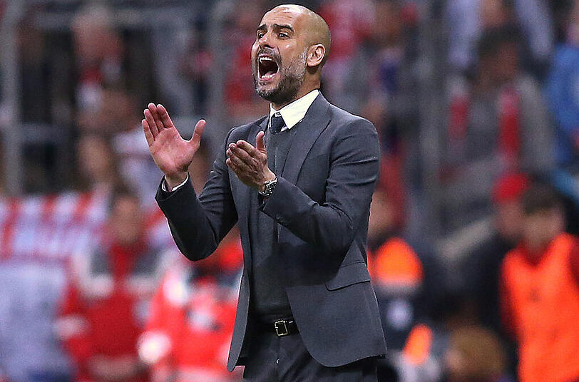Pep Guardiola freut sich auf das Finale im DFB-Pokal am 21. Mai in Berlin.