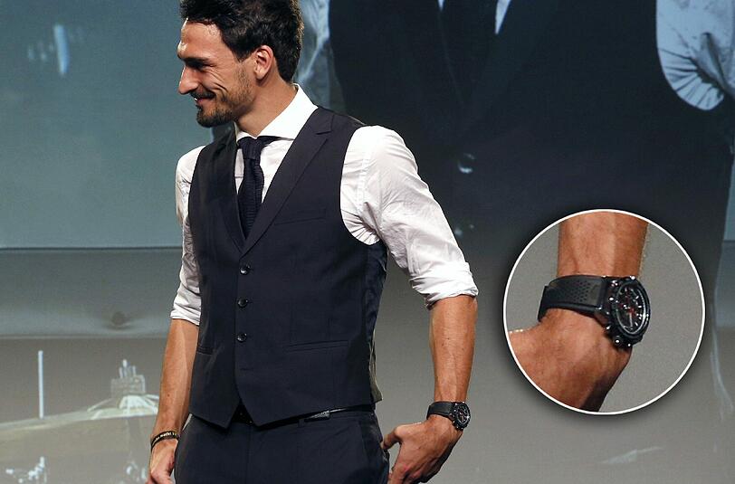 Mats Hummels ist seit diesem Jahr Markenbotschafter der Schweizer Luxus-Uhrenmarke Tag Heuer.