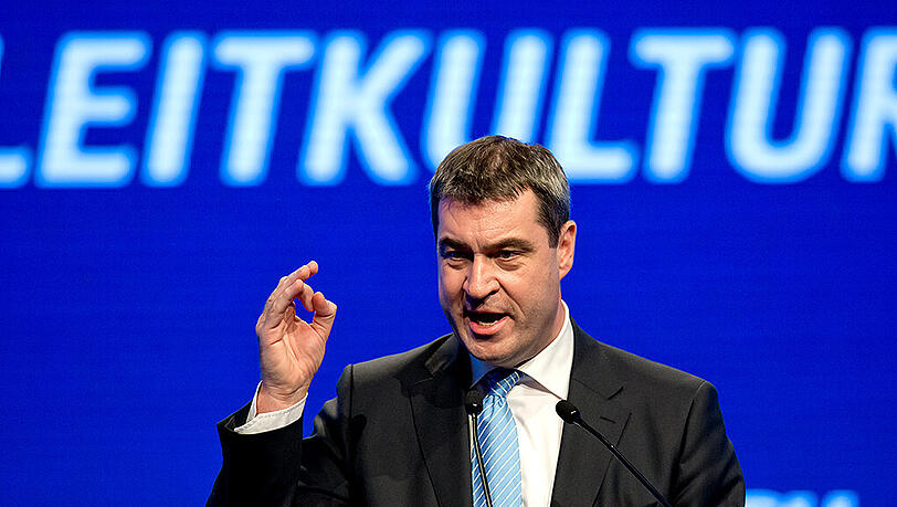 Markus Söder wettert gegen die SPD Markus Söder wettert gegen die SPD
