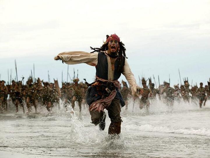 Steckt wie gewöhnlich in Schwierigkeiten: Captain Jack Sparrow (Johnny Depp)