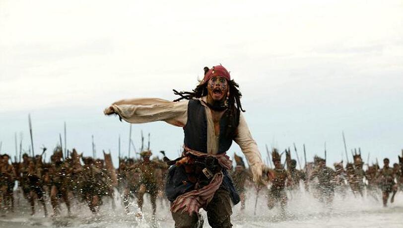 Steckt wie gewöhnlich in Schwierigkeiten: Captain Jack Sparrow (Johnny Depp) Steckt wie gewöhnlich in Schwierigkeiten: Captain Jack Sparrow (Johnny Depp)