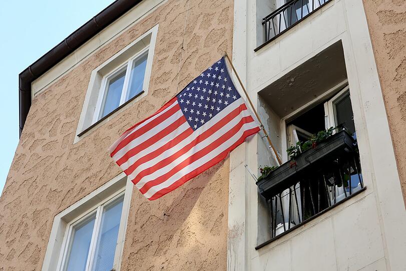 Hier wohnt ein Amerika-Fan - und er zeigt das auch.