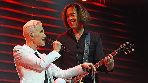 Sie war die Stimme von Roxette: Marie Fredriksson neben ihrem Duo-Partner Per Gessle. (Archivbild)
