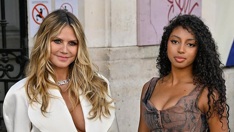 Heidi Klum mit ihrer Tochter Lou Klum Anfang Oktober in Paris. Heidi Klum mit ihrer Tochter Lou Klum Anfang Oktober in Paris.
