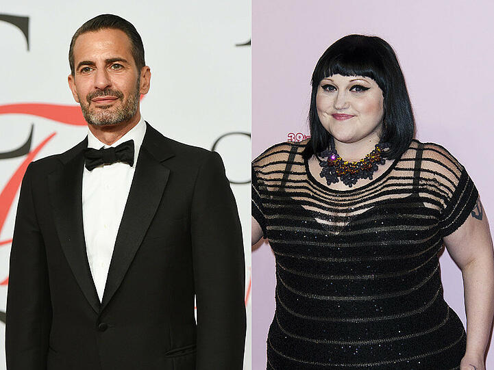 Marc Jacobs lud Sängerin Beth Ditto auf den Laufsteg ein