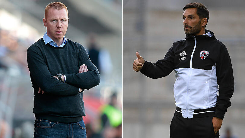 Maik Walpurgis muss gehen, Stefan Leitl (rechts) übernimmt. Maik Walpurgis muss gehen, Stefan Leitl (rechts) übernimmt.
