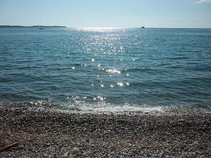 Am Meer bei Piran.