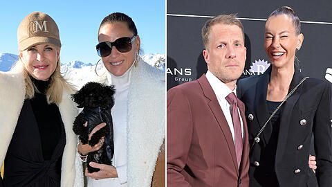 Designerin Sonja Kiefer mit TV-Star Simone Ballack sowie Oliver Pocher mit Ex-Frau Alessandra Meyer-Wölden