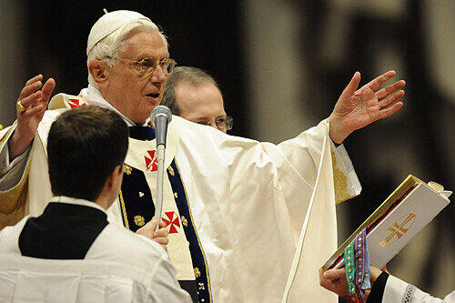 Der Papst als Fan des Internets.