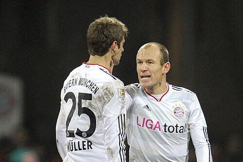 Arjen Robben legte sich nach dem Spiel mit Thomas Müller an.