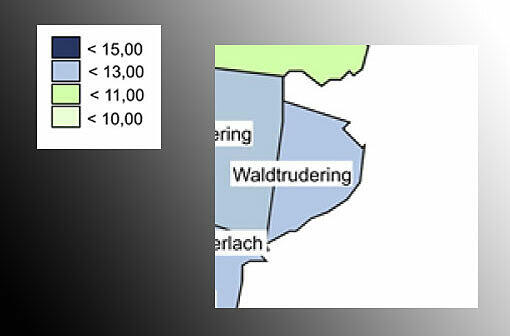 Waldtrudering: 12,1 Euro/qm