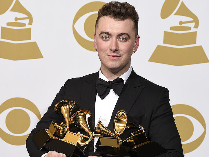 Bei der diesjährigen Grammy-Verleihung hat Sam Smith viermal gewonnen