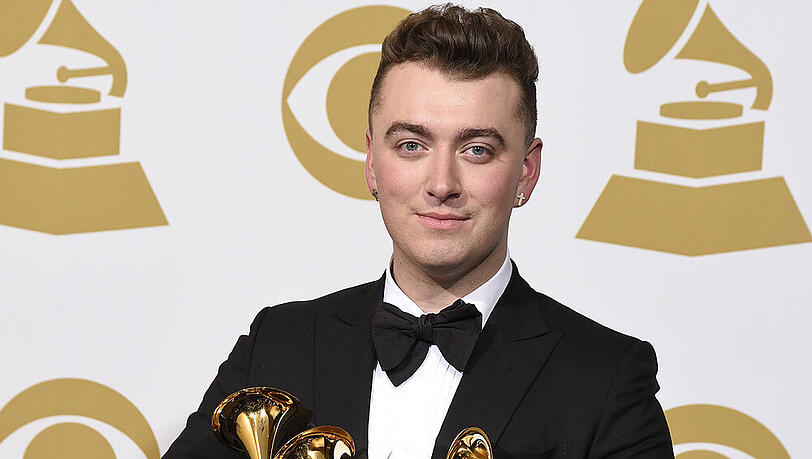Bei der diesjährigen Grammy-Verleihung hat Sam Smith viermal gewonnen Bei der diesjährigen Grammy-Verleihung hat Sam Smith viermal gewonnen