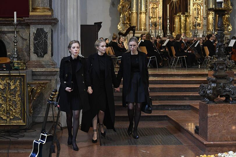 Die drei Töchter von Joseph Vilsmaier: Josefina, Theresa und Janina
