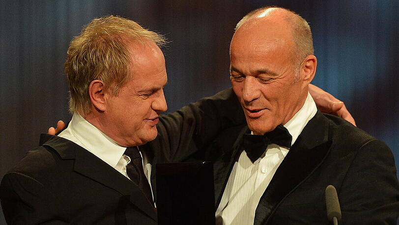 Enge Freunde: Uwe Ochsenknecht und Heiner Lauterbach beim Semperopernball 2013 Enge Freunde: Uwe Ochsenknecht und Heiner Lauterbach beim Semperopernball 2013