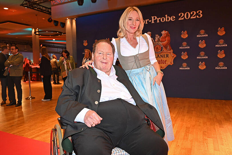 Ottfried Fischer mit Ehefrau Simone Brandlmeier