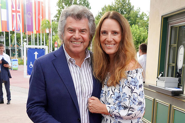 Andy Borg und seine Ehefrau Birgit im August 2023. Andy Borg und seine Ehefrau Birgit im August 2023.