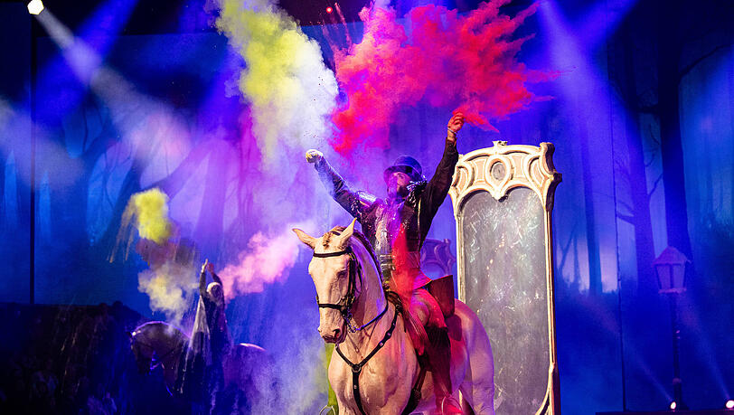 Veranstalter Apassionata reagiert auf die Peta-Kritik an Effekten bei der Cavalluna-Show: "Sicherheit und Stressvermeidung stehen im Vordergrund." (Archivbild)