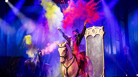 Veranstalter Apassionata reagiert auf die Peta-Kritik an Effekten bei der Cavalluna-Show: "Sicherheit und Stressvermeidung stehen im Vordergrund." (Archivbild)