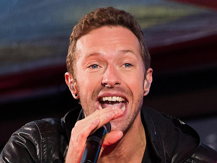 Chris Martin beim "World AIDS Day"- Konzert