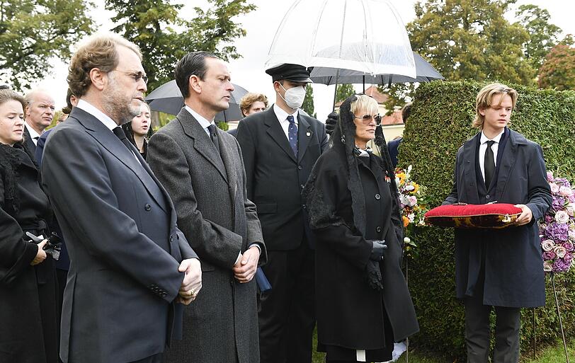 Carl-Alban von Schönburg-Glauchau, Alexander von Schönburg-Glauchau, Gloria von Thurn und Taxis sowie Valentin von Schönburg-Glauchau