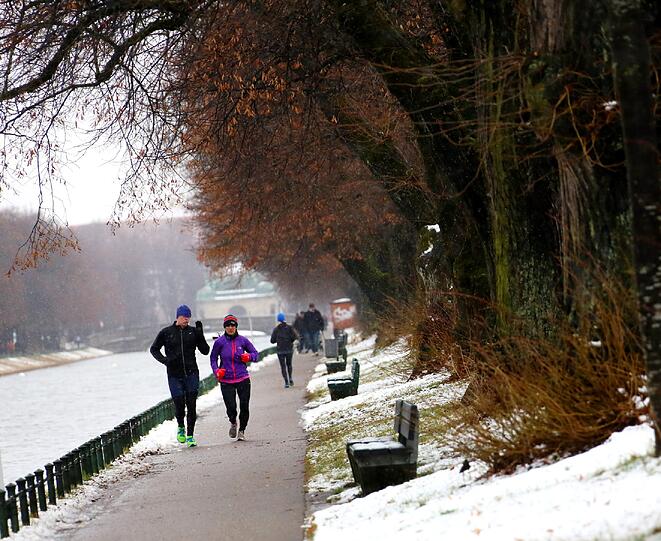 Schnee in München. Die Bilder.