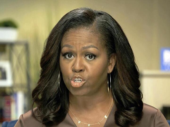 Michelle Obama: "Wenn wir irgendeine Hoffnung haben, dieses Chaos zu beenden, dann müssen wir für Joe Biden stimmen, als ob unsere Leben davon abhängen.".