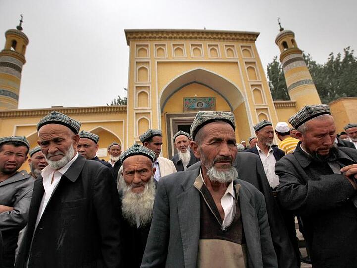 Uiguren in Kashgar im Nordwesten Chinas.