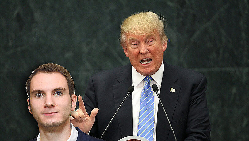 "Ein Demagoge ohne Lösungen": AZ-Politikredakteur Tobias Wolf über US-Präsidentschaftskandidat Donald Trump. "Ein Demagoge ohne Lösungen": AZ-Politikredakteur Tobias Wolf über US-Präsidentschaftskandidat Donald Trump.