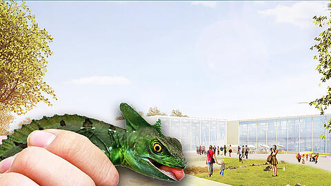 So soll die neue Auffangstation für Reptilien in Neufahrn einmal aussehen.