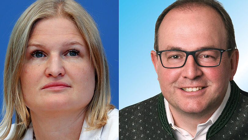 Katrin Ebner-Steiner und Markus Plenk. Katrin Ebner-Steiner und Markus Plenk.