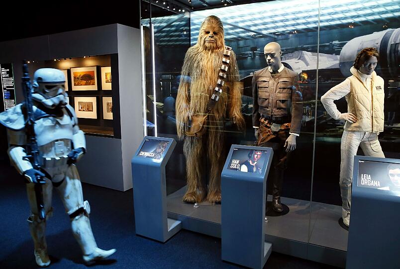 Immer an Hans Seite: Chewbacca!