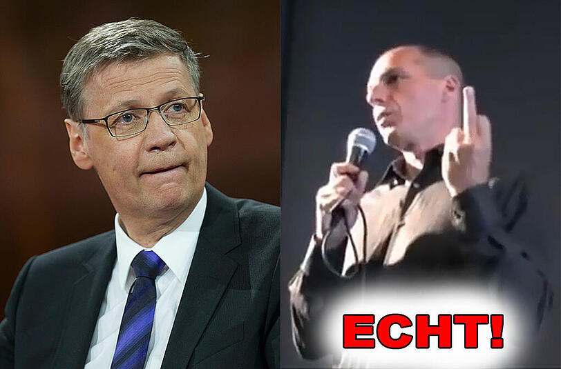 Ergebnis der Prüfung: Das Stinkefinger-Video von Varoufakis, das bei Jauch lief, ist echt. Keine Anzeichen für einen Fake.