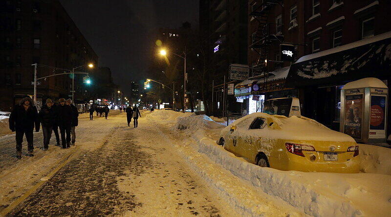 Die Bilder vom Schneechaos im Osten der USA.