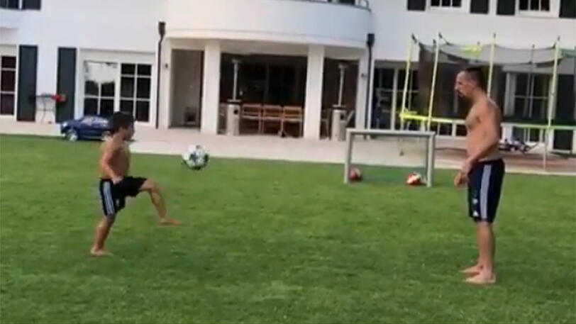 Urlaub in seiner Heimat Frankreich und auf Ibiza: Franck Ribéry.