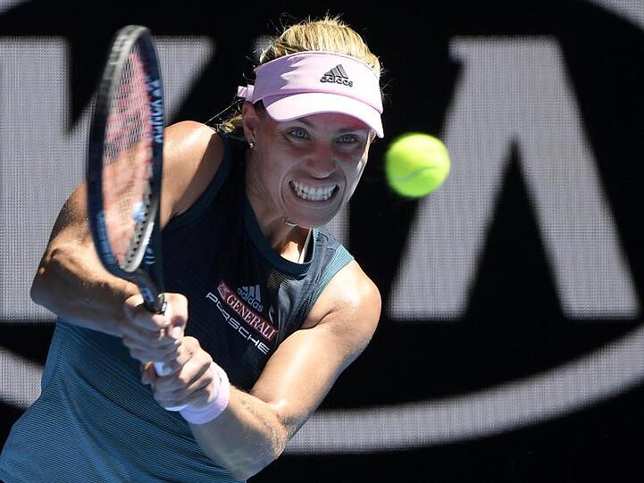 Angelique Kerber konnte ihr kraftvolles Spiel nicht durchziehen.
