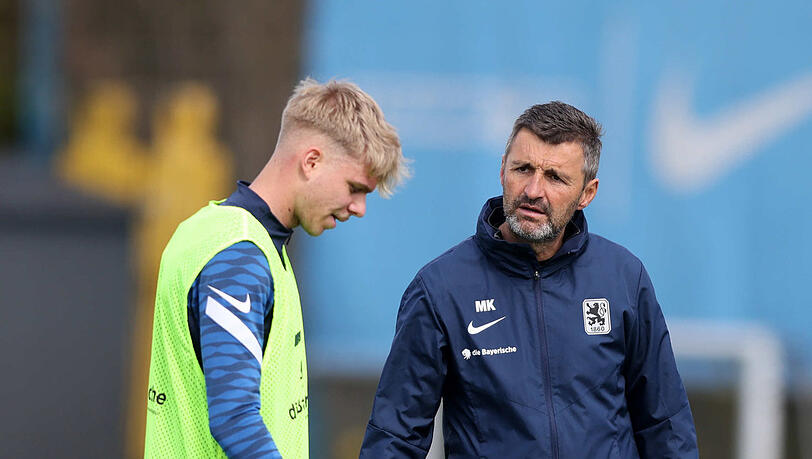 Option von Trainer Köllner (r.): Talent Morgalla. Option von Trainer Köllner (r.): Talent Morgalla.
