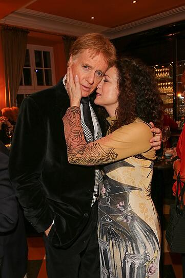 Albert Fortell mit Ehefrau Barbara Wussow