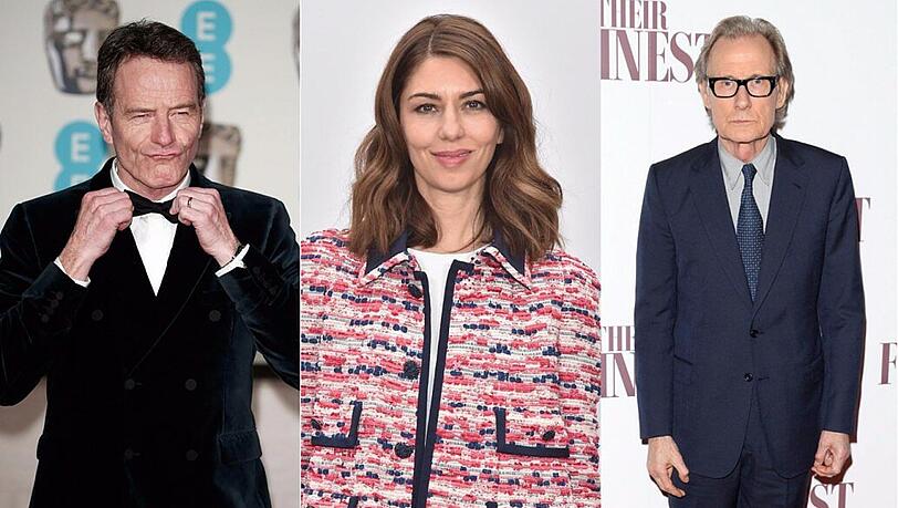 Staraufgebot beim Münchner Filmfest: Bryan Cranston, Sofia Coppola und Bill Nighy (von links) sind auf dem Festival zu Gast.