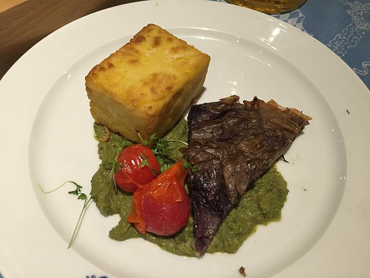 Vegetarisches aus der Küche vom Schottenhamel-Zelt.