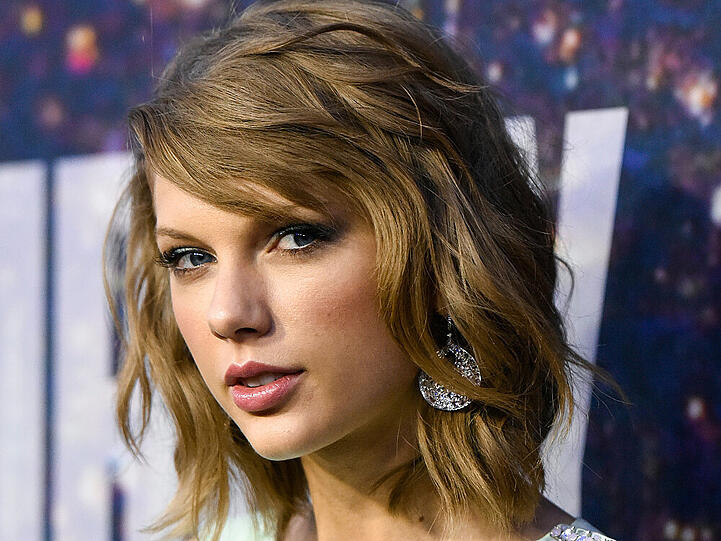 Taylor Swift bei einem Event am Rockefeller Plaza in New York