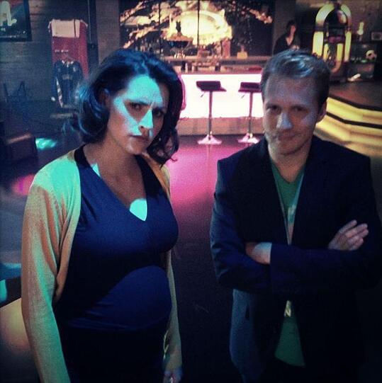 Bella Lesnik mit Oliver Pocher