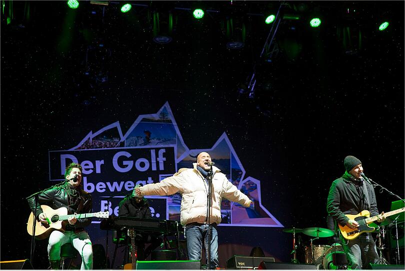 Die Band Wingenfelder bei ihrem Auftritt.